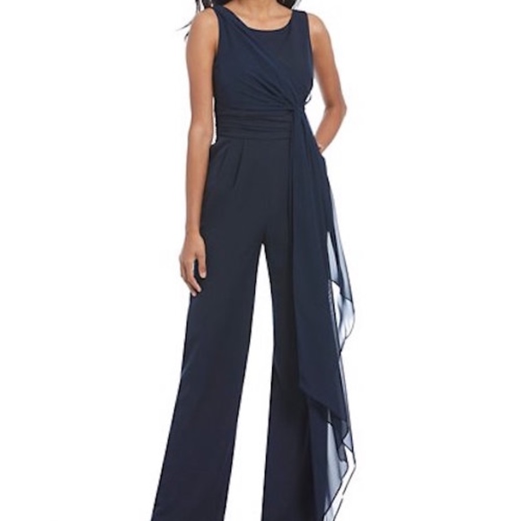 cascading tie jumpsuit eliza j